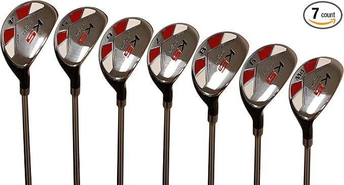 Majek Men's Golf All Hybrid Complete Full Set, which Includes: #4, 5, 6, 7, 8, 9, PW Senior Flex ... | Amazon (US)