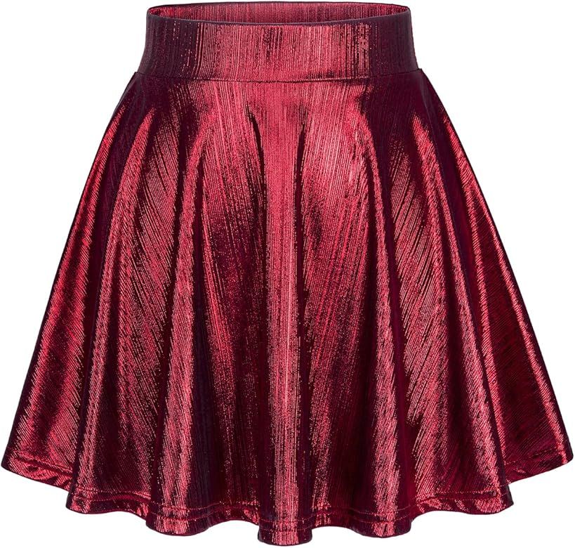 DRESSTELLS Skirt for Women Mini Skater Skirts Versatile A-line Basic Stretchy Flared Casual Pleat... | Amazon (US)