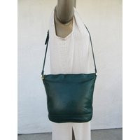 1990s Soft Green Leather Crossbody Bag, Tassel Bag, 90s Minimalist Kelly Green Leather Satchel Handbag Purse, | Etsy (US)