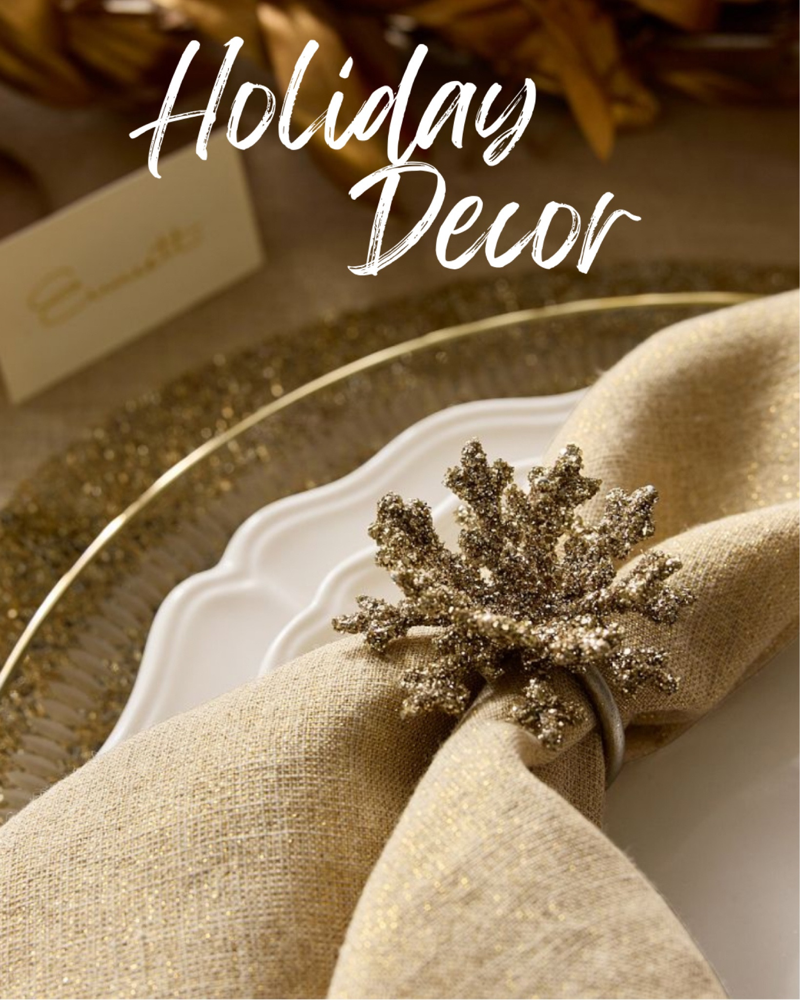 Create the perfect holiday ambience with this classic decor.

Christmas decor
Tablescape
Christmas dinnerware
Holiday entertaining 

#LTKHoliday #LTKSeasonal #LTKGiftGuide