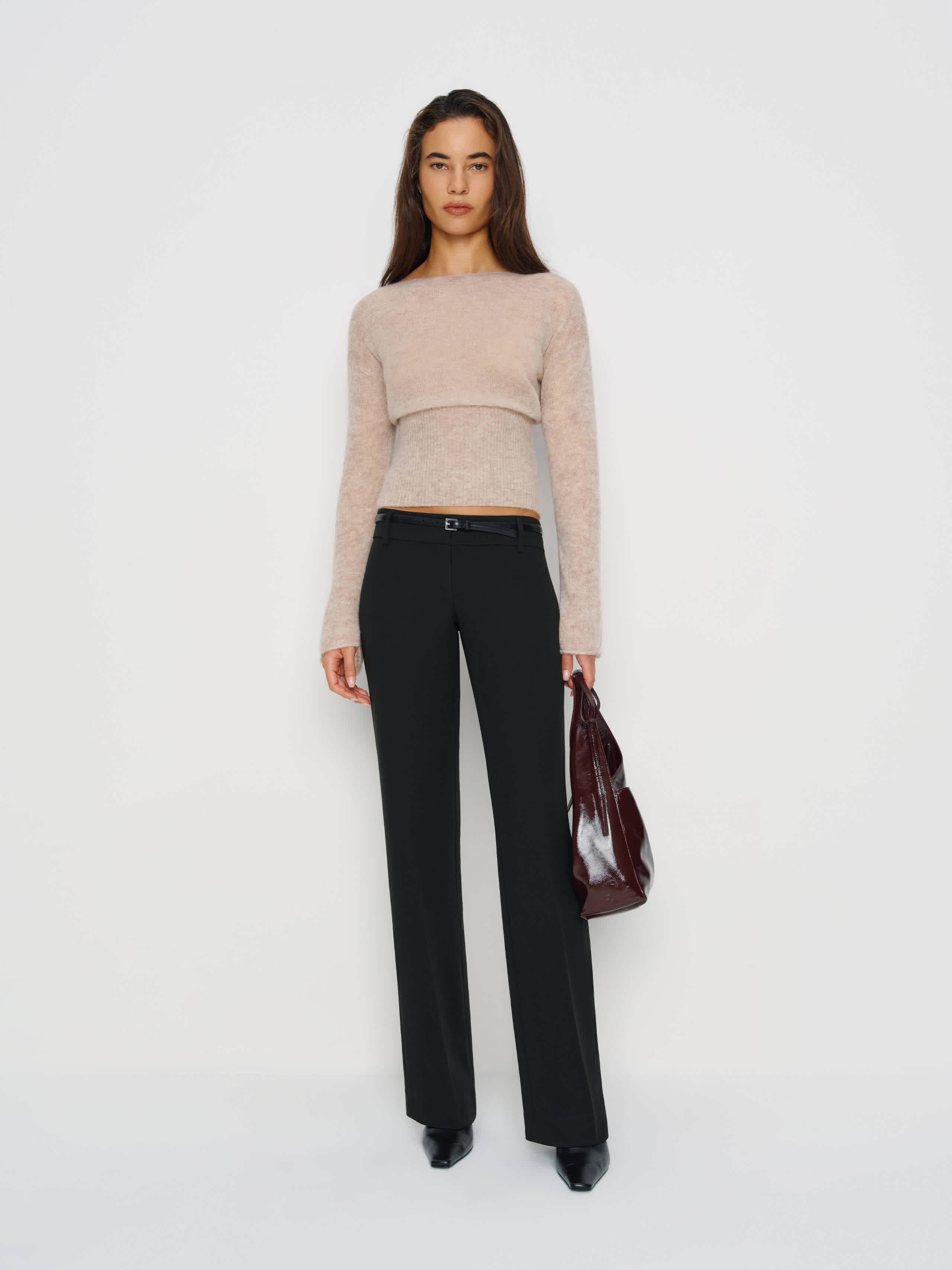 Claire Ultra Low Rise Pant | Reformation (Global)