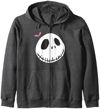 Disney The Nightmare Before Christmas Jack and Bat Zip Hoodie | Amazon (US)