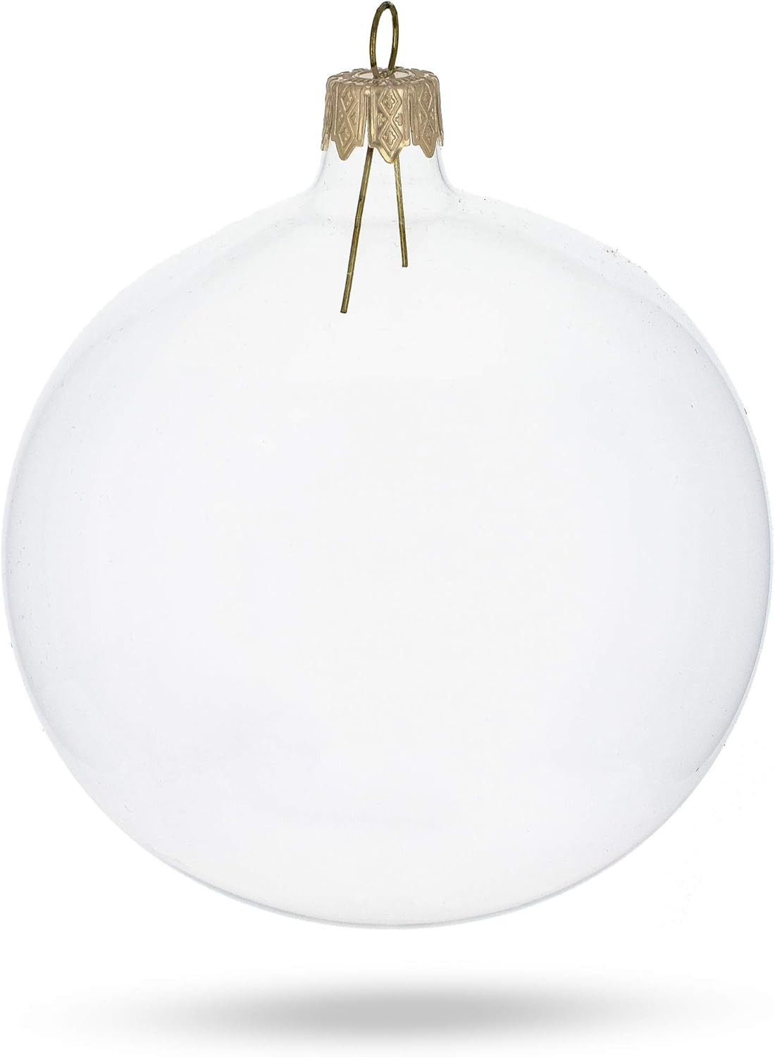 BestPysanky Set of 4 Clear Glass Ball Christmas Ornaments DIY Craft 4 Inches | Amazon (US)