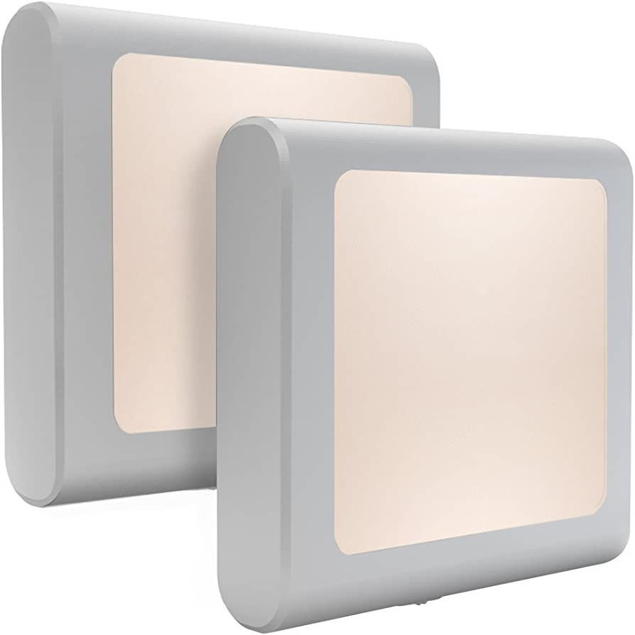 MAZ-TEK Plug-in Led Night Light with Auto Dusk to Dawn Sensor,Adjustable Brightness Warm White Li... | Amazon (US)