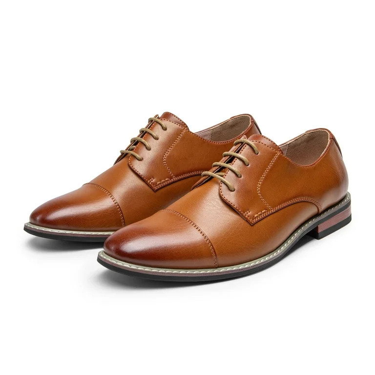 Bruno Marc Italy Men's Prince Classic Modern Formal Oxford Wingtip Lace Up Dress Shoes | Walmart (US)