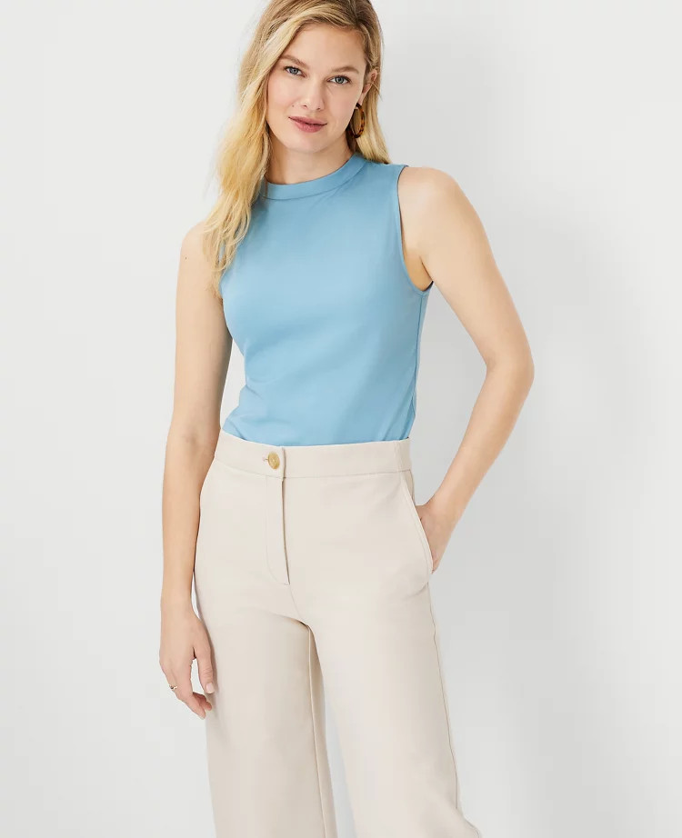 Mock Neck Shell | Ann Taylor (US)