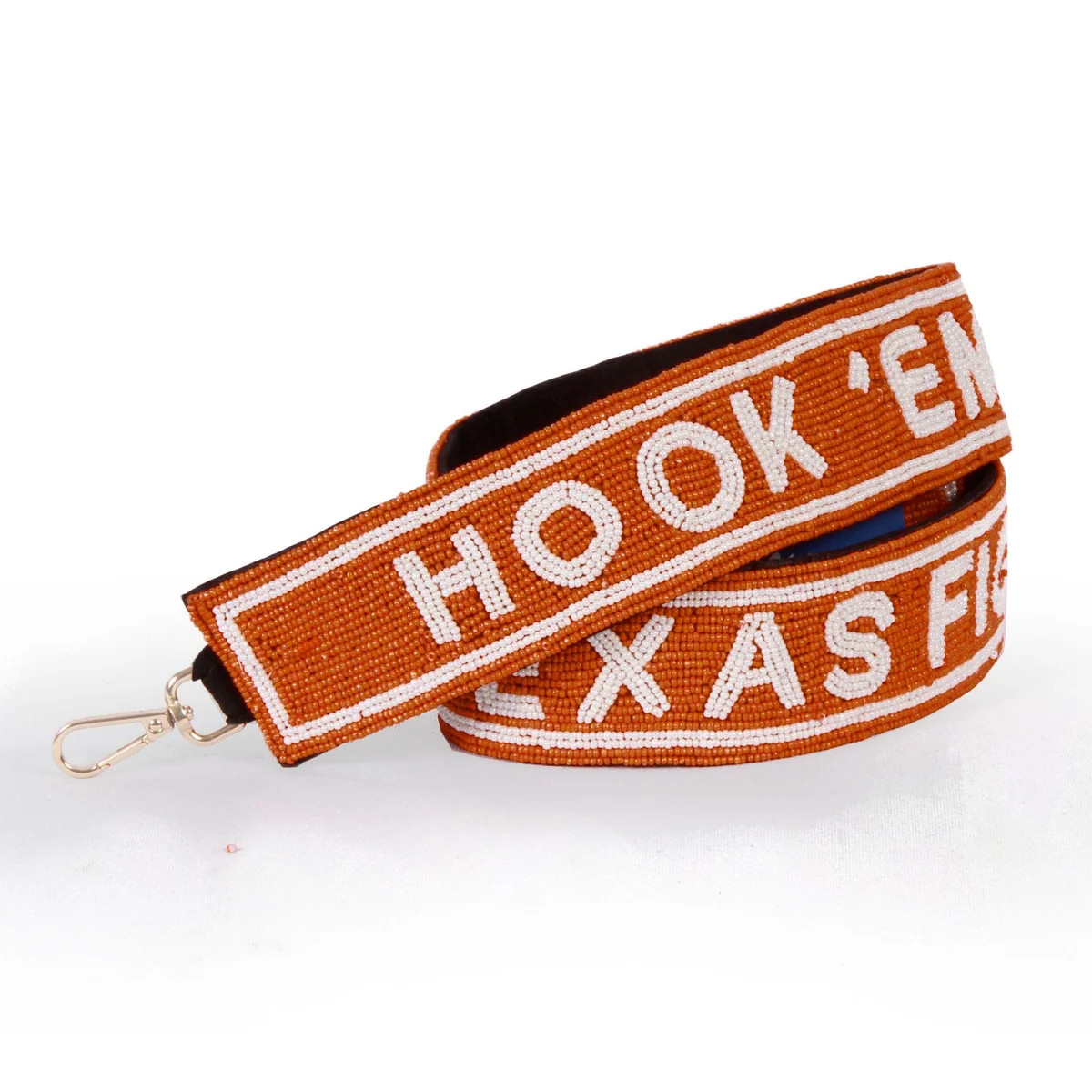 Hand-Beaded Purse Strap – 2" | Texas Longhorns | Stewart Simmons