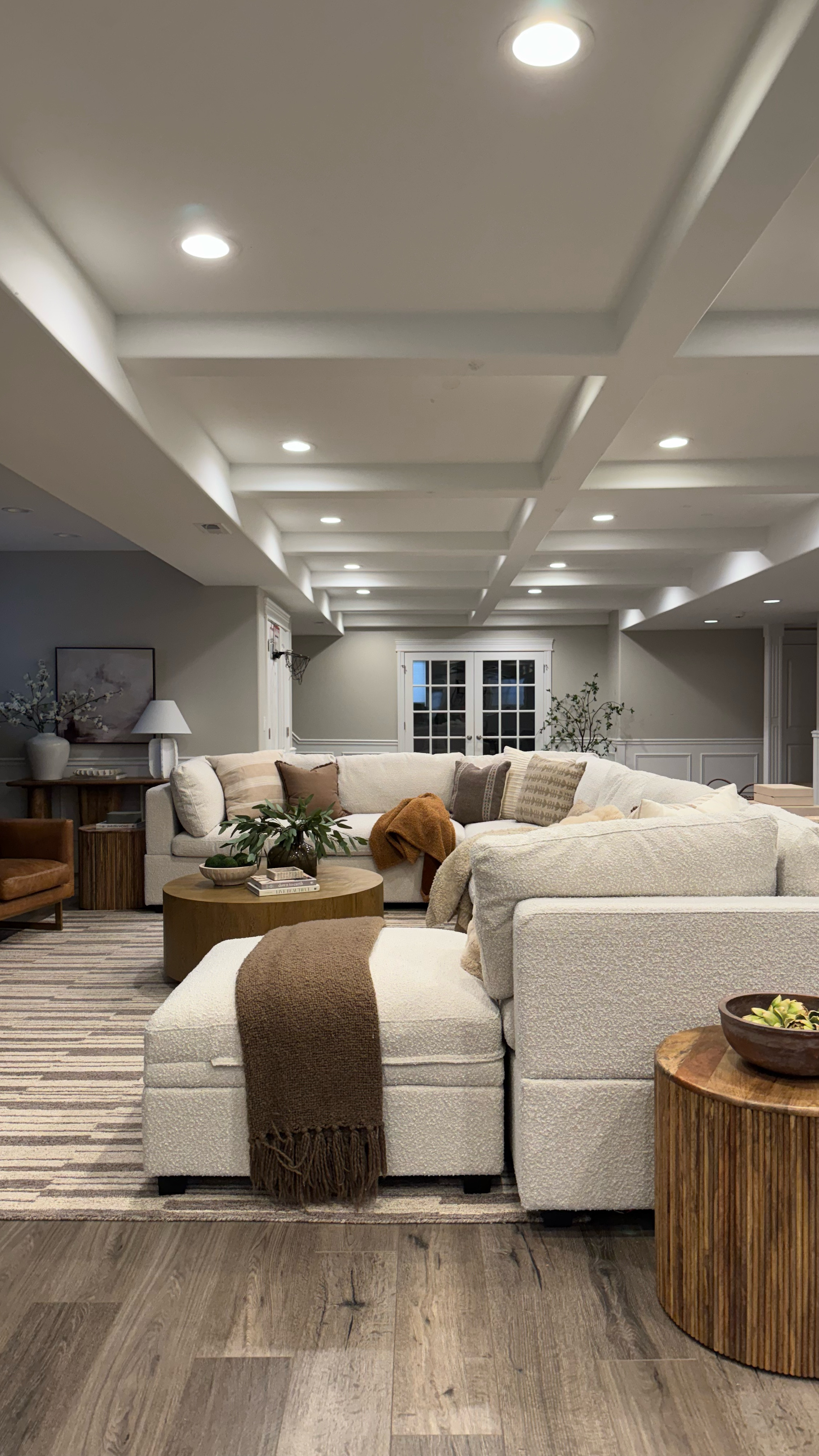Basement views! Love our new coffee table here so much! And my faux olive tree is on sale now! 

@amazon @amazonhome #founditonamazon #loloirugs #rug #basement #livingroom @wayfair @jossandmain #sectional #wayfair #wayfairfinds #jossandmain #coffeetable #fauxplant #planter #primedayltk #amazonprimeday #sale #ottoman #homedecor 

#LTKSeasonal #LTKSaleAlert #LTKHome