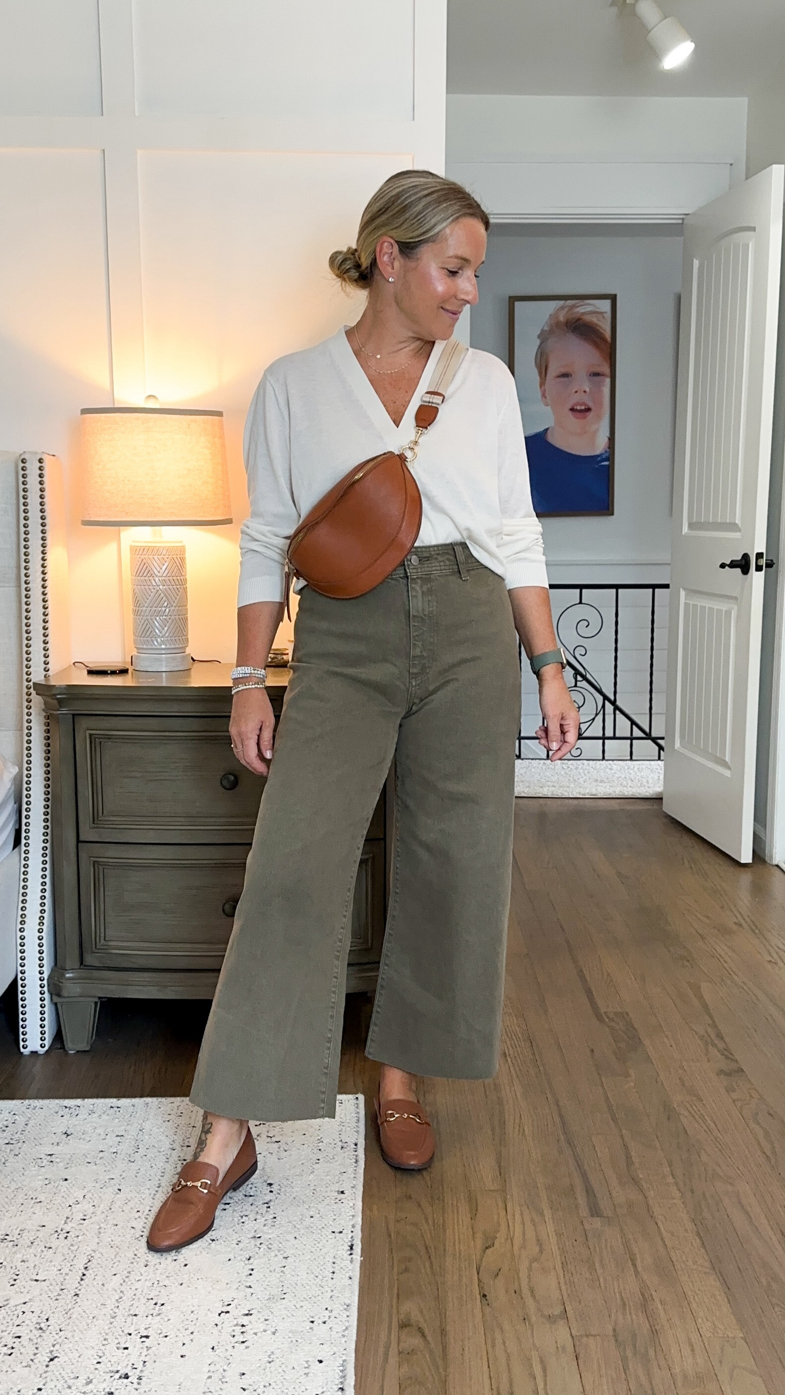 Workwear outfit. Medium Cardi but I’d prefer a small. It is thin so good alone or to layer as it gets cooler. I go up to a 10 in these pants and I trim them. Have them in 4 colors  

#LTKOver40 #LTKSaleAlert #LTKFallSale