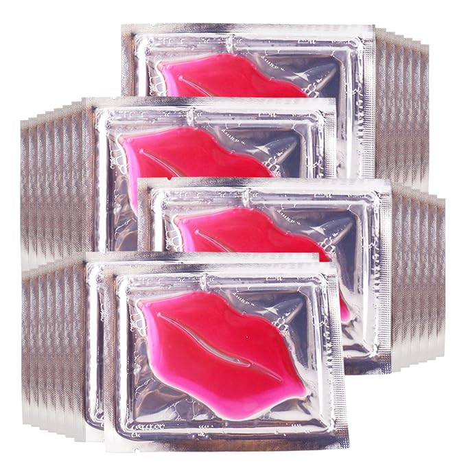Jakuva 30PCS Moisturizing Collagen Lip Mask, Lip Sleeping Mask Lip Balm Bulk Lip Masks for Dry Li... | Amazon (US)