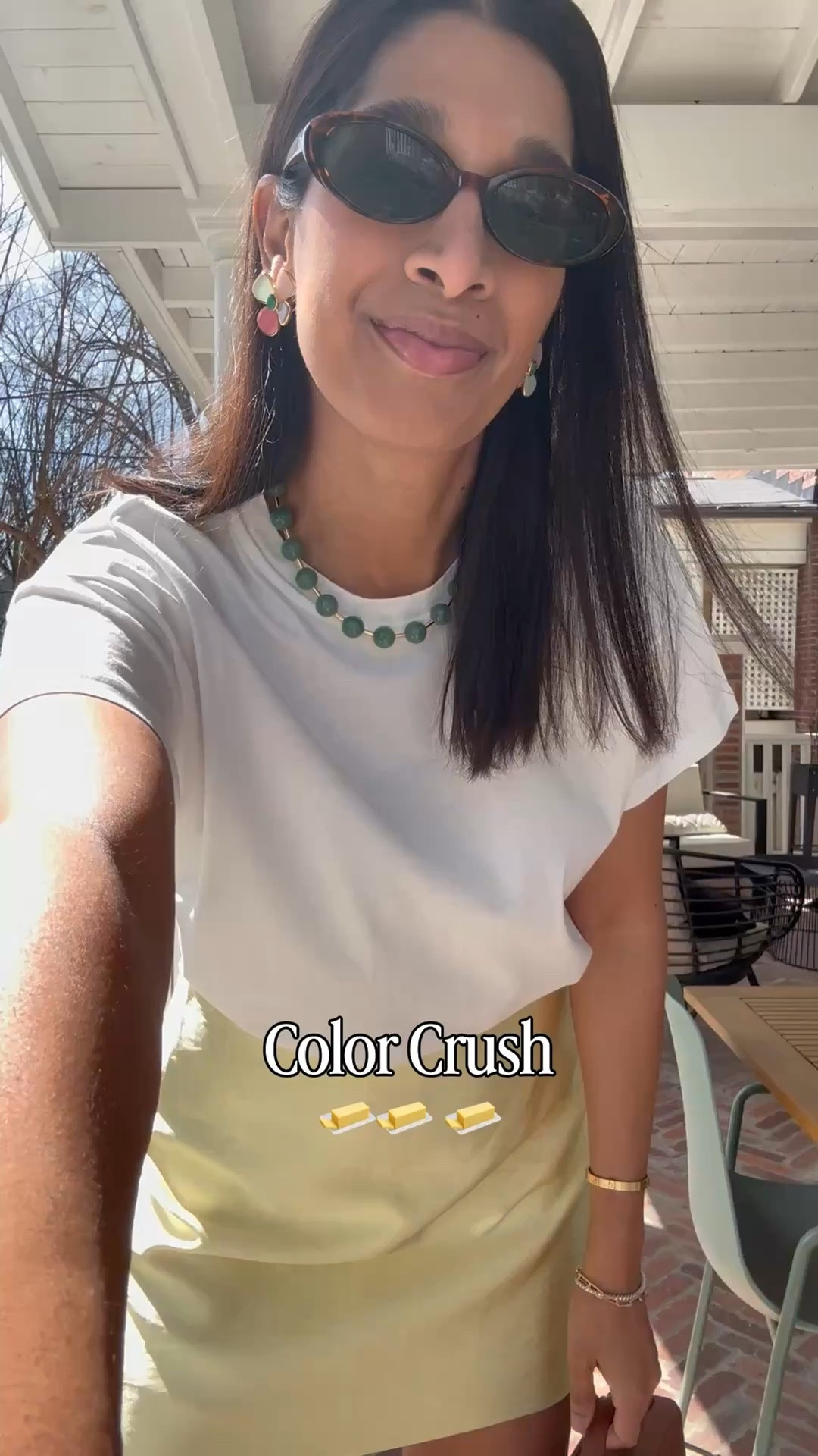 Tee: Small
Skirt: TTS, Size 4
Shoes: TTS, size up if between

#LTKgrwm #LTKOver40 #LTKWorkwear