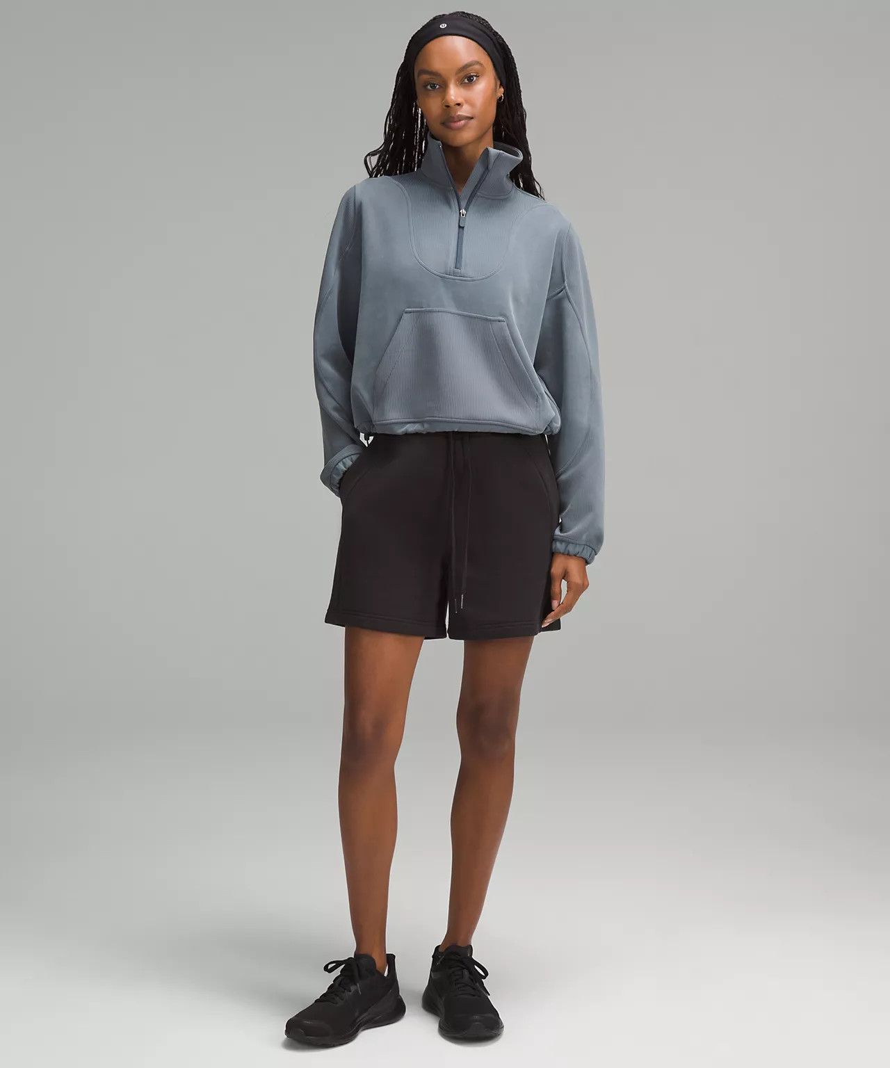 Brushed Softstreme Ribbed Half Zip | Women's Hoodies & Sweatshirts | lululemon | Lululemon (US)