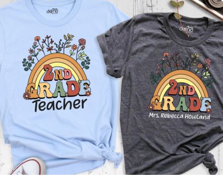 second grade teacher tops 