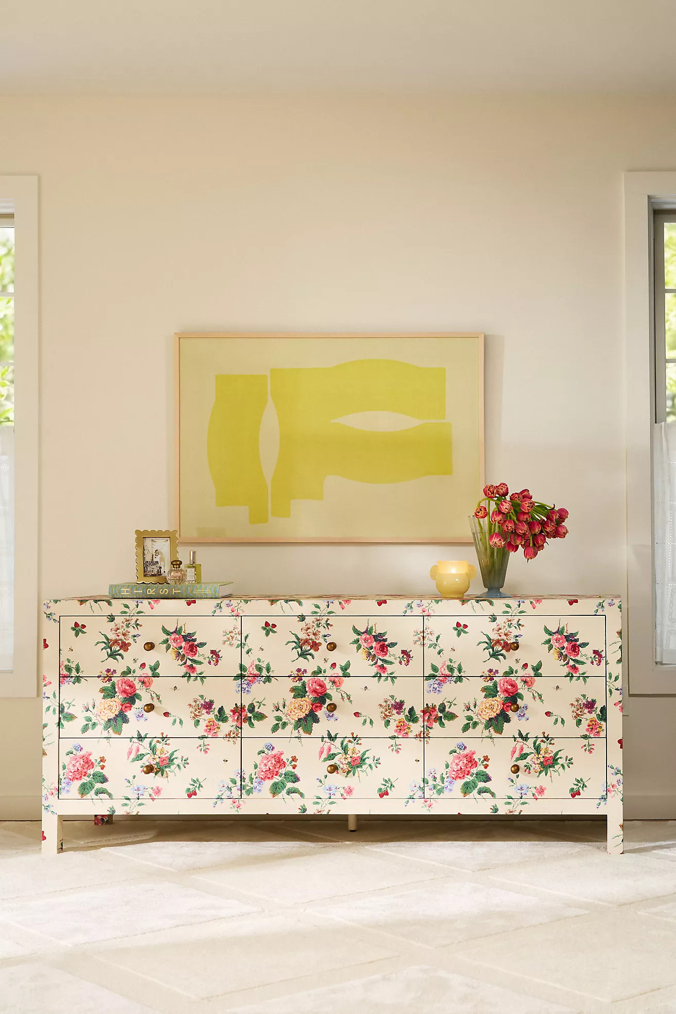 Hale Canvas Nine-Drawer Dresser | Anthropologie (US)