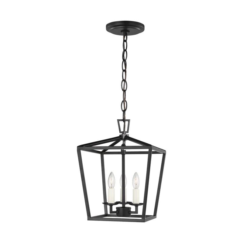 Ellette 3 - Light Lantern Geometric Chandelier | Wayfair North America