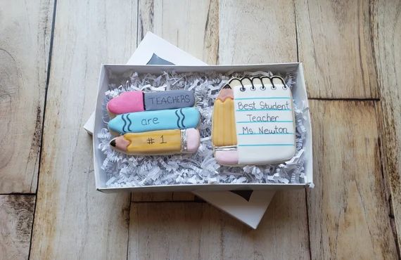 Personalizable Teacher Appreciation Cookie Gift Box - Etsy | Etsy (US)