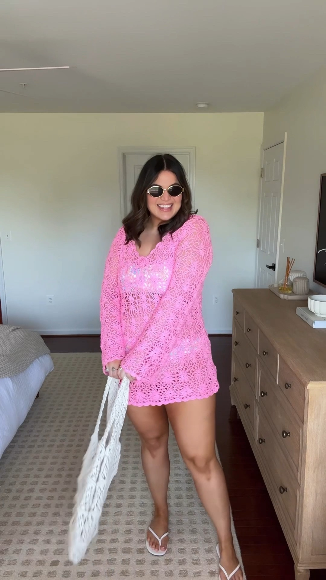 Midsize vacation outfit! 

Swim top - xl
Swim bottoms - xl
Cover up - xxl
Flip flops - 9.5

Swimsuit, vacation outfit, vacation style, vacation fashion, show me your mumu, swimwear, resort wear, resort style 

#LTKMidsize #LTKSeasonal #LTKSwim