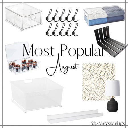 Most popular items from August! Lots of organizing products & my favorite pantry drawers! 



#LTKunder50 #LTKhome