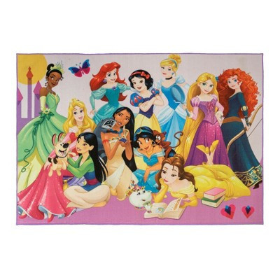 60"x84" Disney Princess Party Kids' Rug | Target