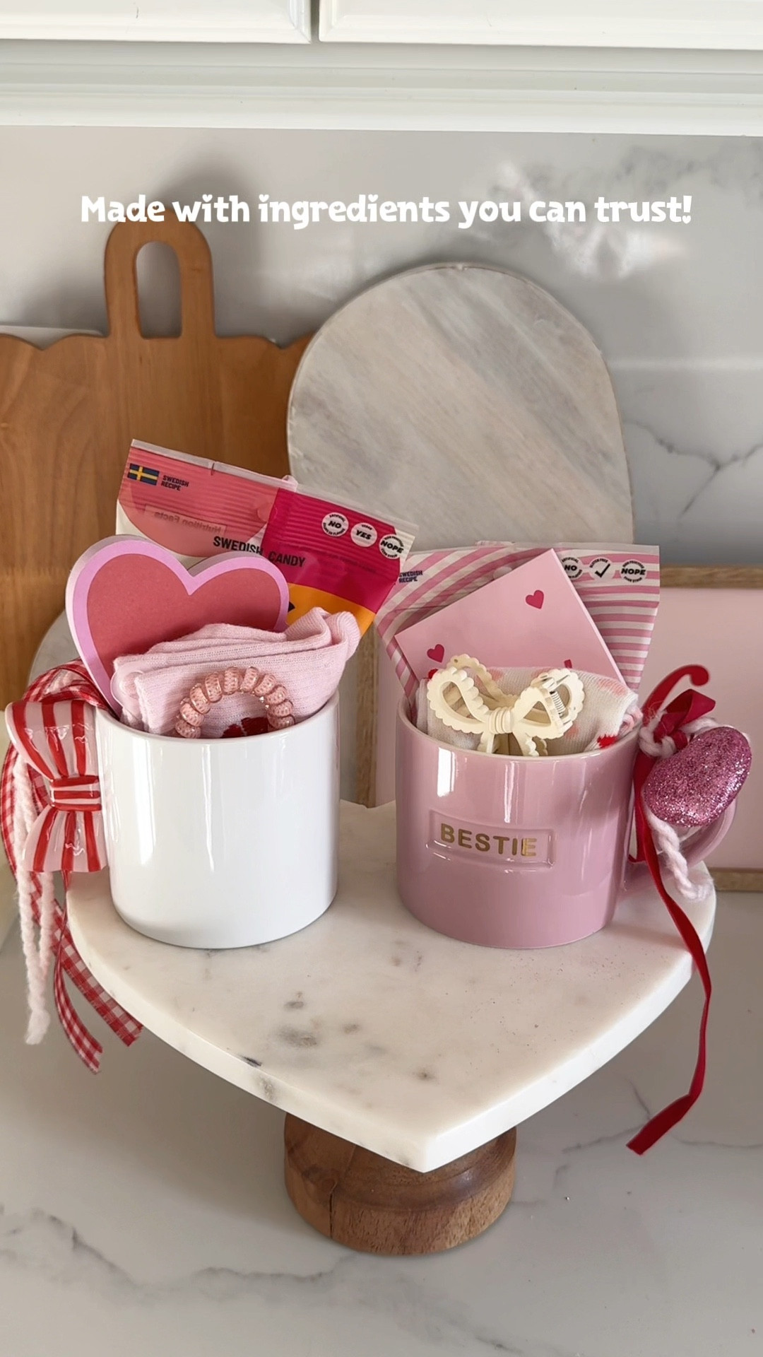 #ad Making Galentine’s gifts for my favorite girls!  I’m obsessed with this @SockerbitNYC Swedish candy from @Target! It’s the viral sour and sweet mix you’ve seen all over, but made with clean, simple ingredients you can actually trust.
No Red 40, no high-fructose corn syrup, and no artificial colors!  It’s so clean it could basically live in the vegetable aisle!  I grabbed the Sockerbit Strawberry Dreams and these cute Sockerbit Sour & Fruity Hear Gummy Candies at Target to make the perfect "I love you" gifts without the guilt. Gift sweeter and love healthier this year! #targetpartner #joyisanutrient #sockerbitswedishcandies #ingredientsyoucantrust 




#LTKValentine #LTKdayinmylife #LTKSeasonal