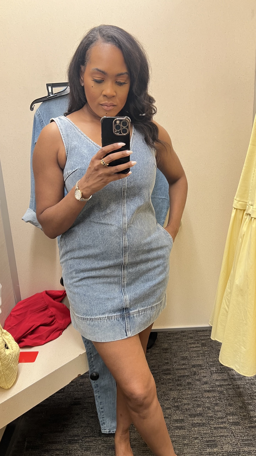 Denim done right!!! Grab this dress for summer #SummerStyle #SummerShopping #DenimDress