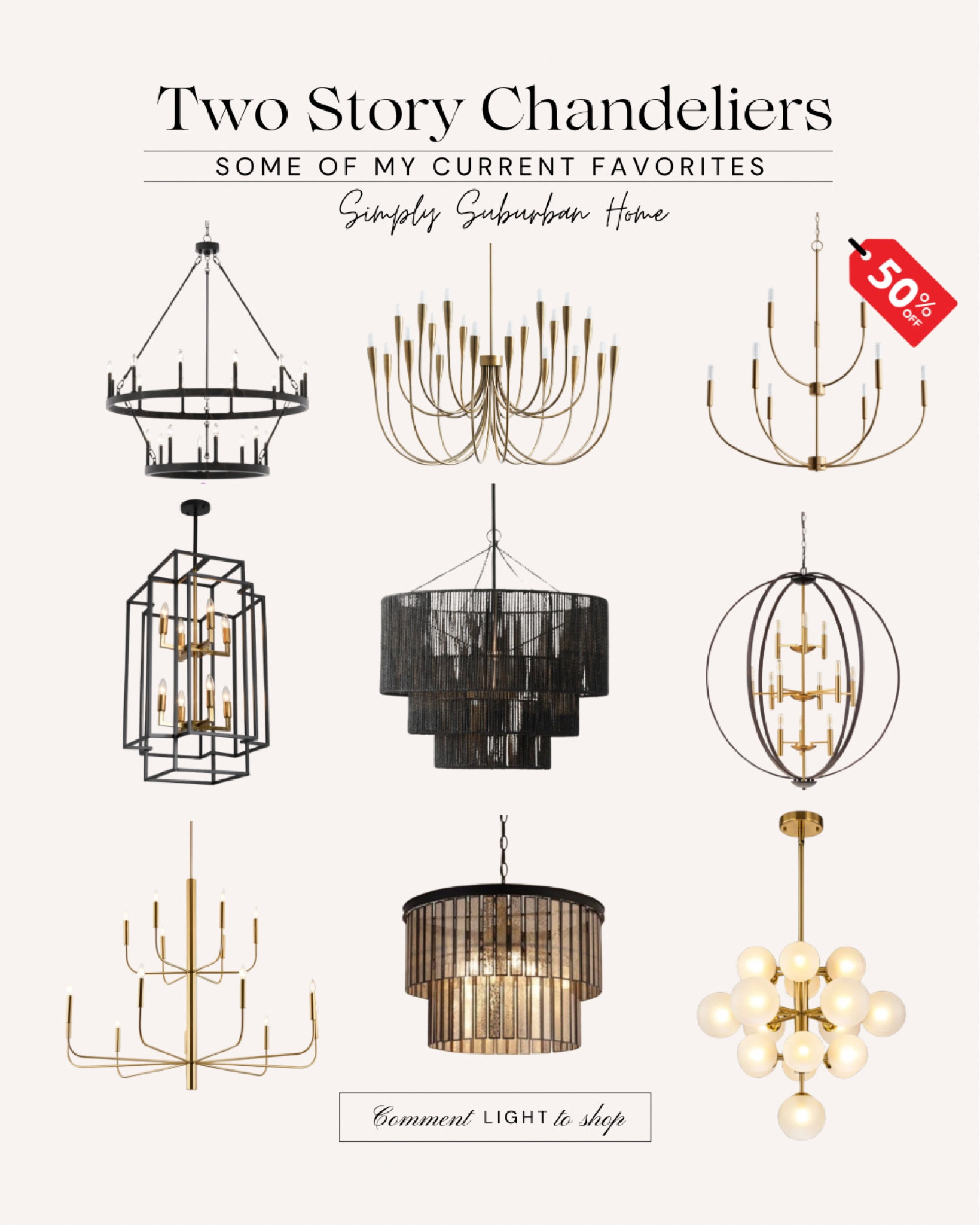 Lighting, chandeliers, two story forget lighting, gold light, black light, large light

#LTKsalealert #LTKhome #LTKfamily