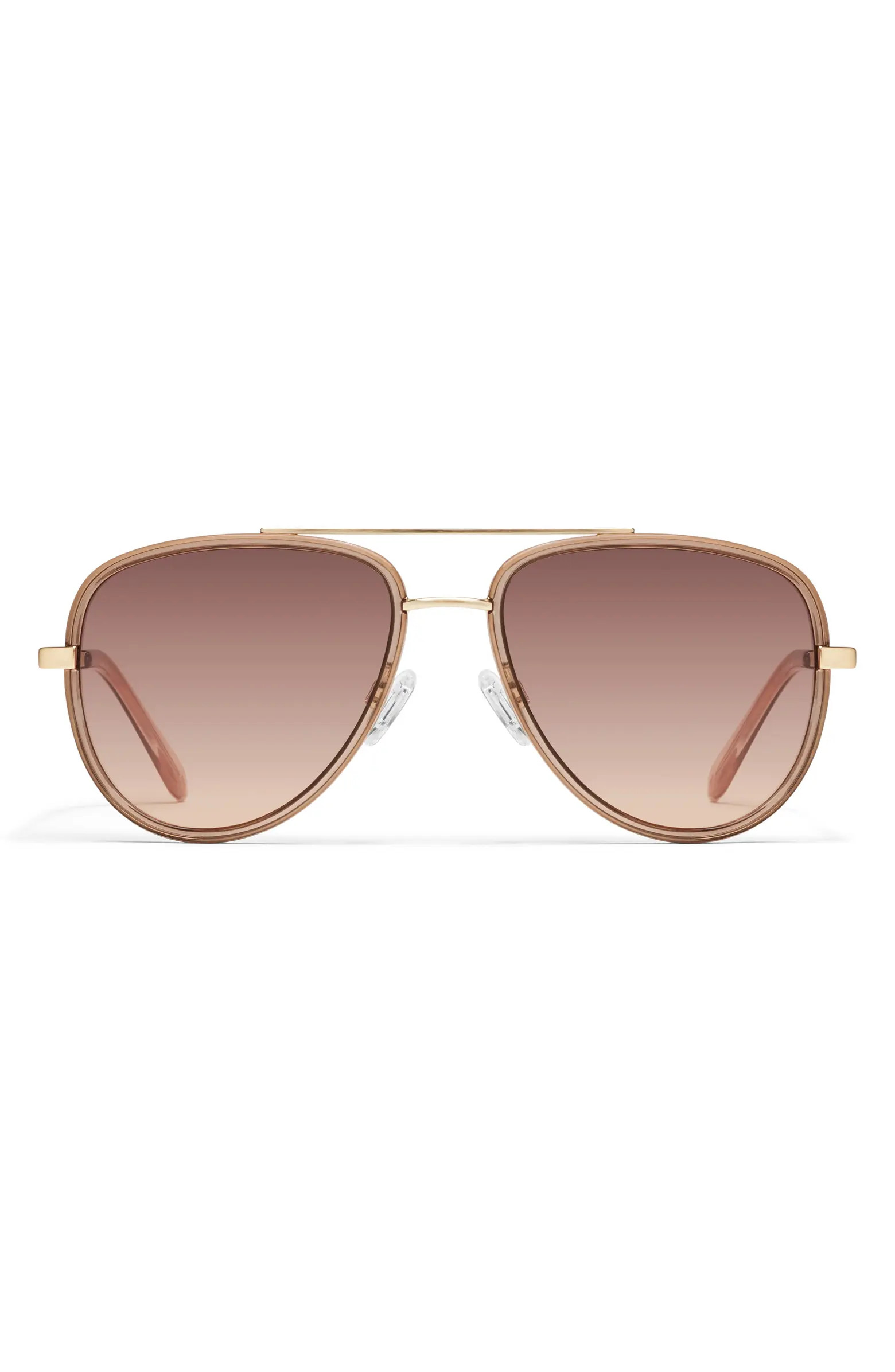 QUAY All In Medium 56mm Aviator Sunglasses | Nordstrom | Nordstrom