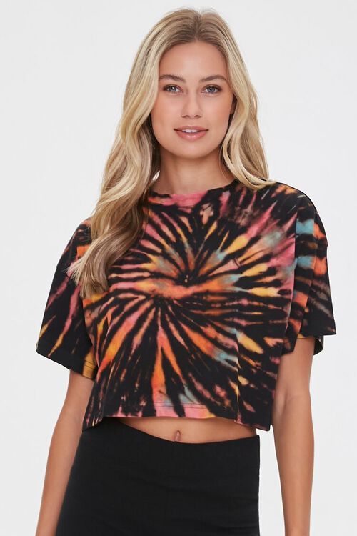 Tie-Dye Cropped Tee | Forever 21 (US)