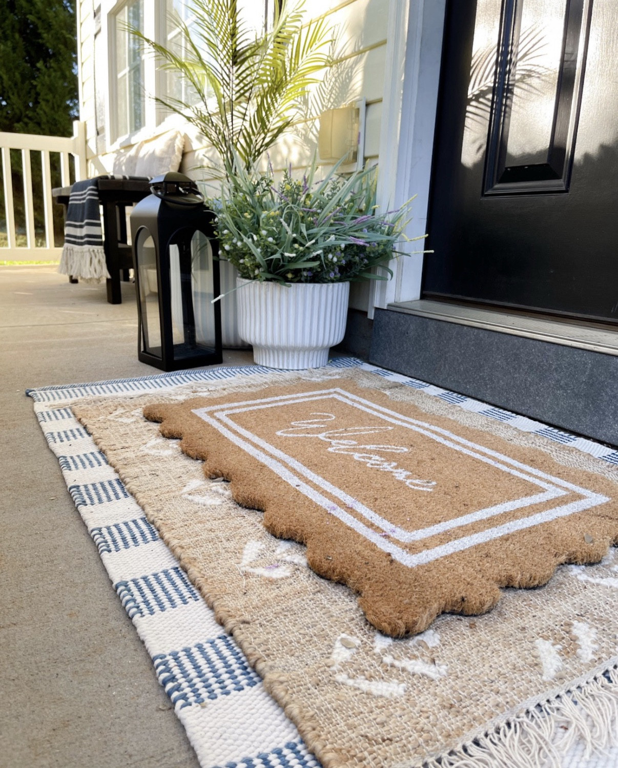 My scalloped welcome rug is finally back in stock and only $10!! 

#LTKSaleAlert #LTKSeasonal #LTKHome