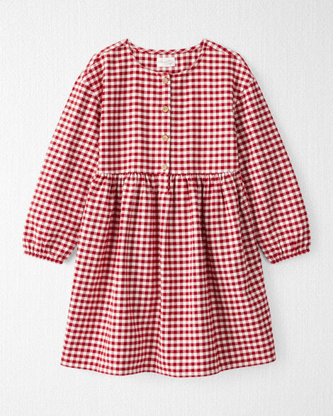 Girls Organic Cotton Flannel Dress | Carter's Inc