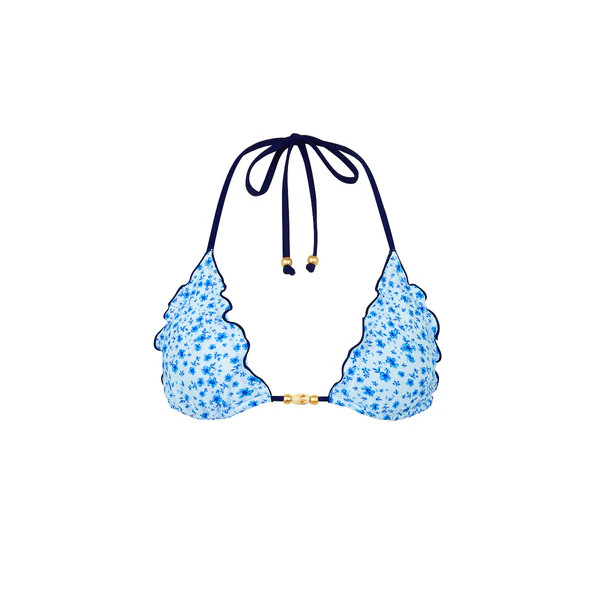 Lettuce Edge Bralette Bikini Top - Dream Flower | Kulani Kinis US