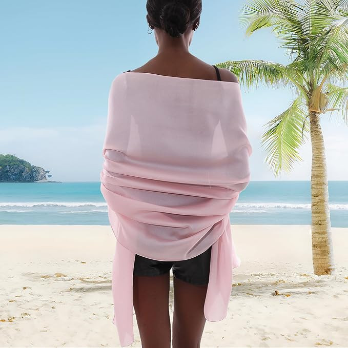 Pashmina Shawls and Womens Wraps for Evening Dresses Like Chiffon Silk Scarf for Bridal Wedding | Amazon (US)