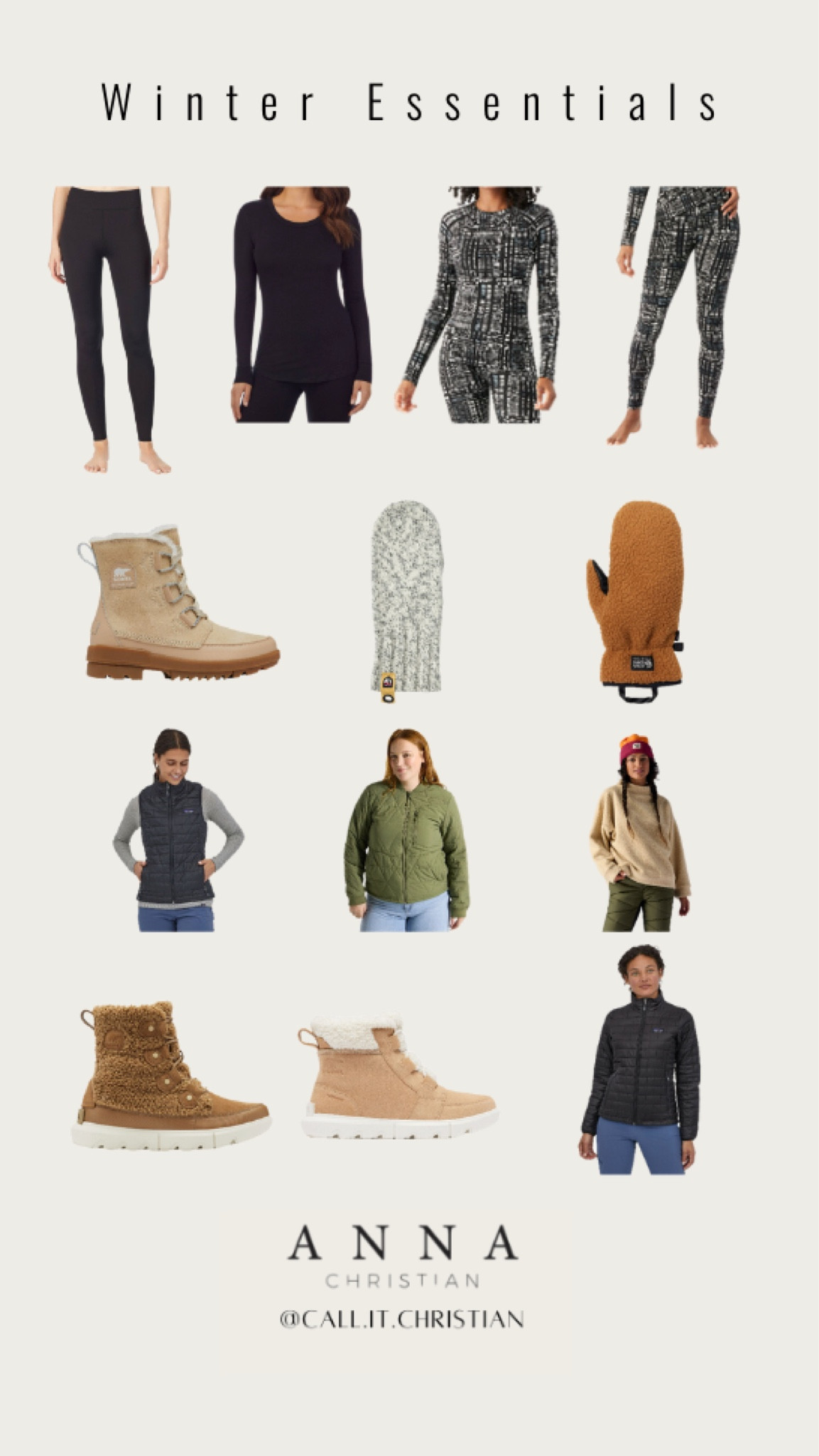 The two baselayers on top are a MUST.
One is a save, the other is a little investment. 

Winter vaca? Cold state? I’ve got you! 
Minnesota knows how to stay warm. 

Womens neutral cozy winterr

#LTKsalealert #LTKover40 #LTKfindsunder100