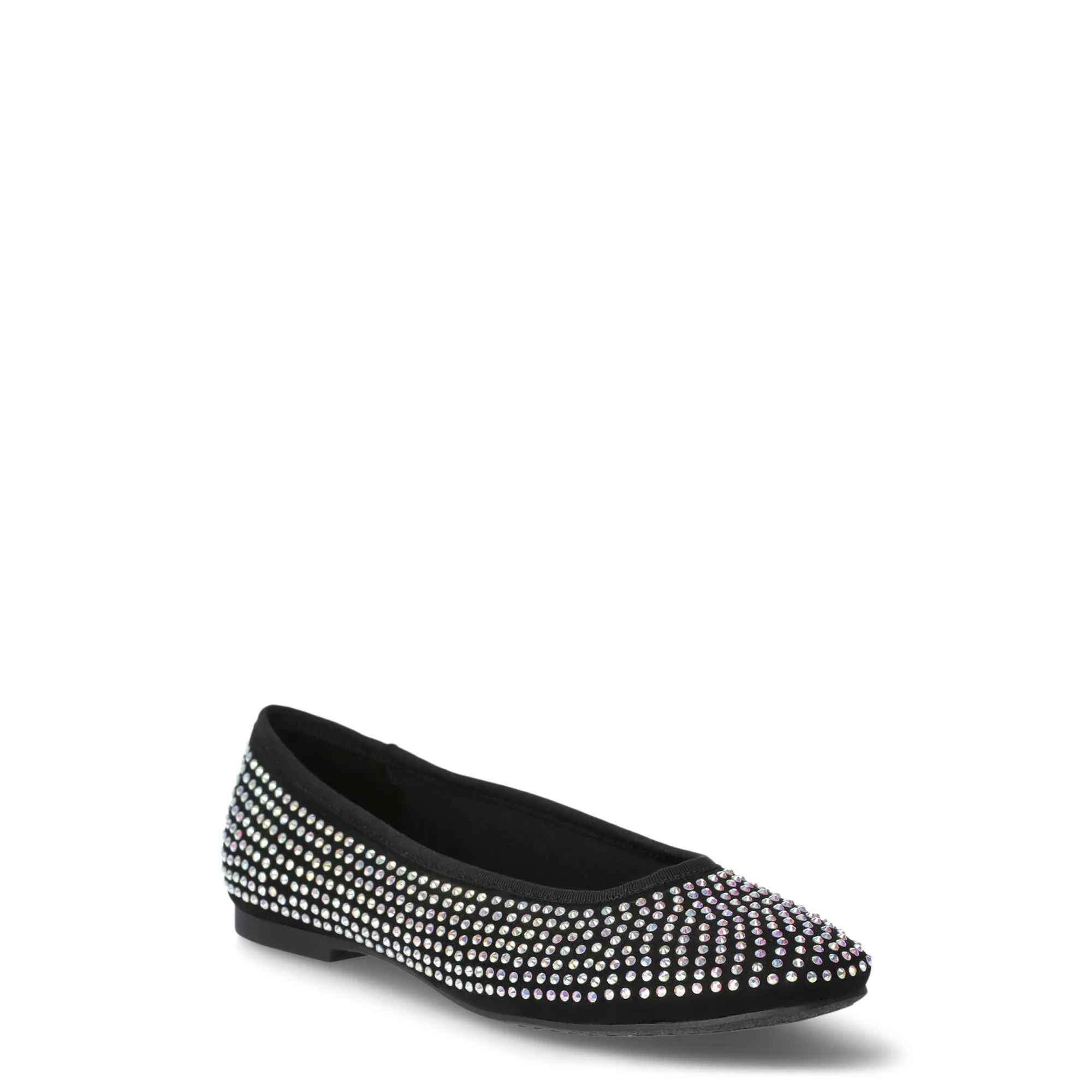 No Boundaries Women's Rhinestone Ballet Flats | Walmart (US)