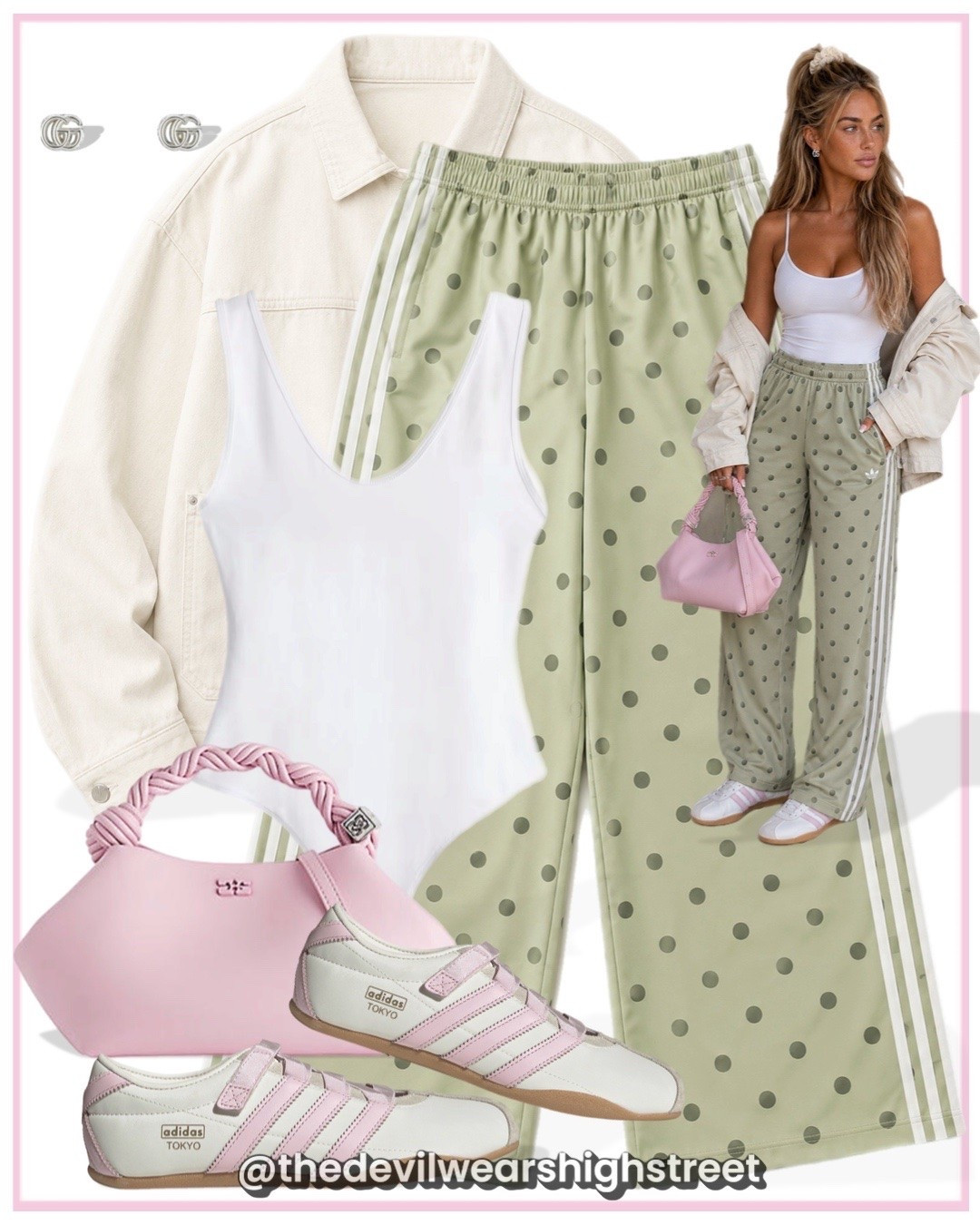The only matcha I’m obsessed with this week… 💚🍵 These new Adidas satin polka dot trousers 😮‍💨

#LTKuk #LTKsummer #LTKstyletip