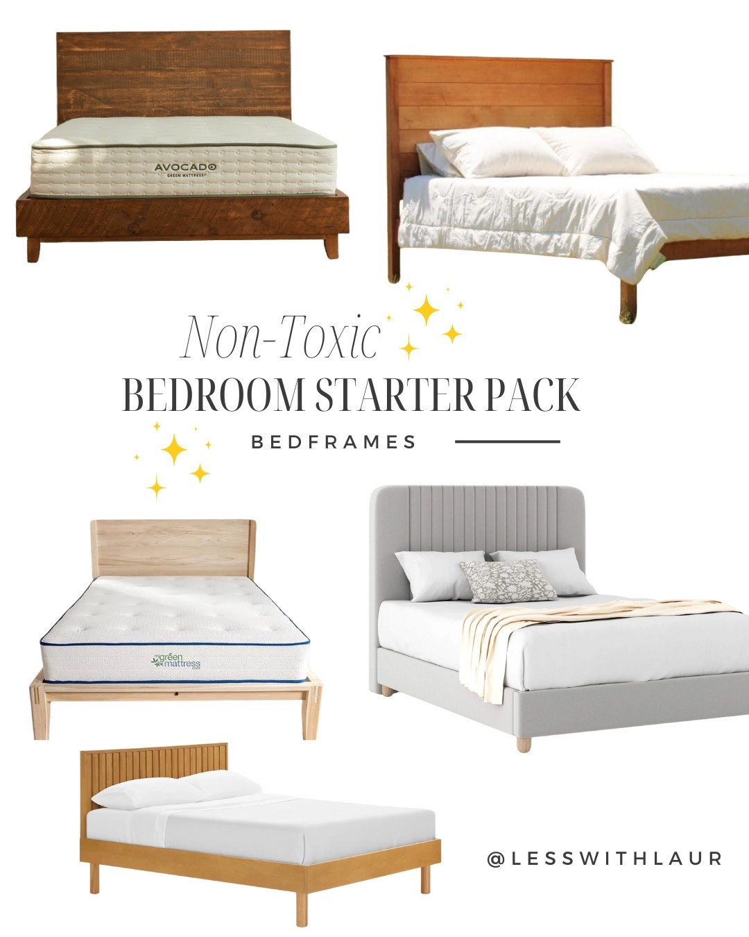 Non-toxic bed frame options 🛌

#LTKWatchNow #LTKSpringSale #LTKHome