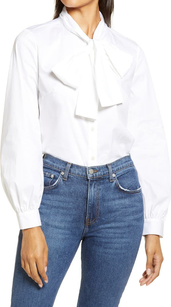 Tie Neck Shirt | Nordstrom | Nordstrom