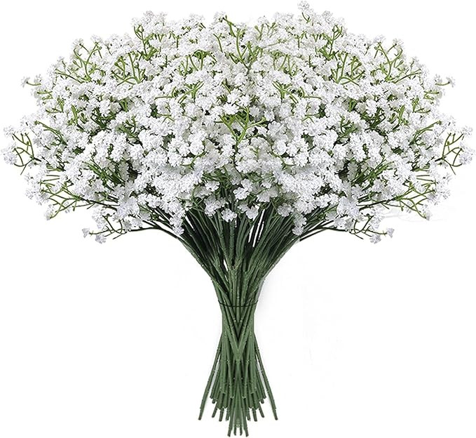 LYLYFAN Babys Breath Artificial Flowers,18 Pcs Gypsophila Faux Flowers for Wedding Party Home Gar... | Amazon (US)