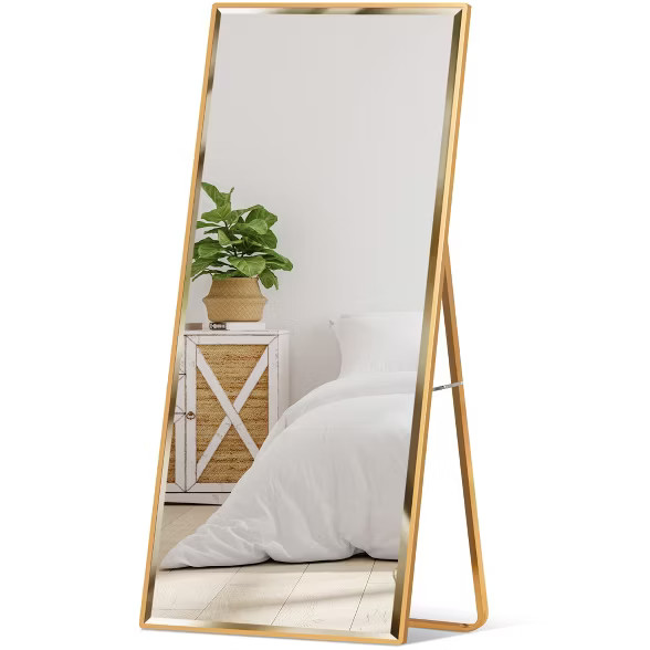 Best Choice Products 65x22in Full Length Mirror, Rectangular Beveled Wall Hanging & Leaning Floor... | Target