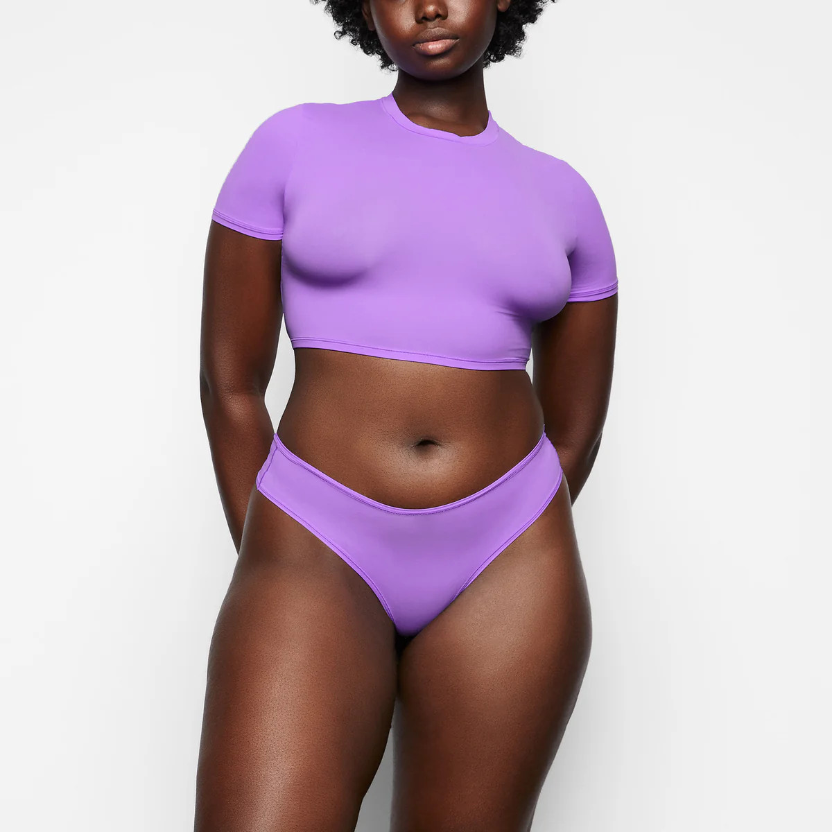 FITS EVERYBODY SUPER CROPPED T-SHIRT | SKIMS (US)