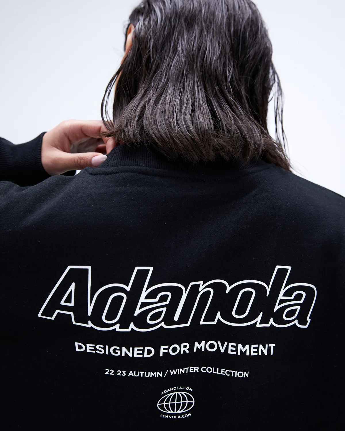 Movement Oversized Sweatshirt - Black | Adanola UK