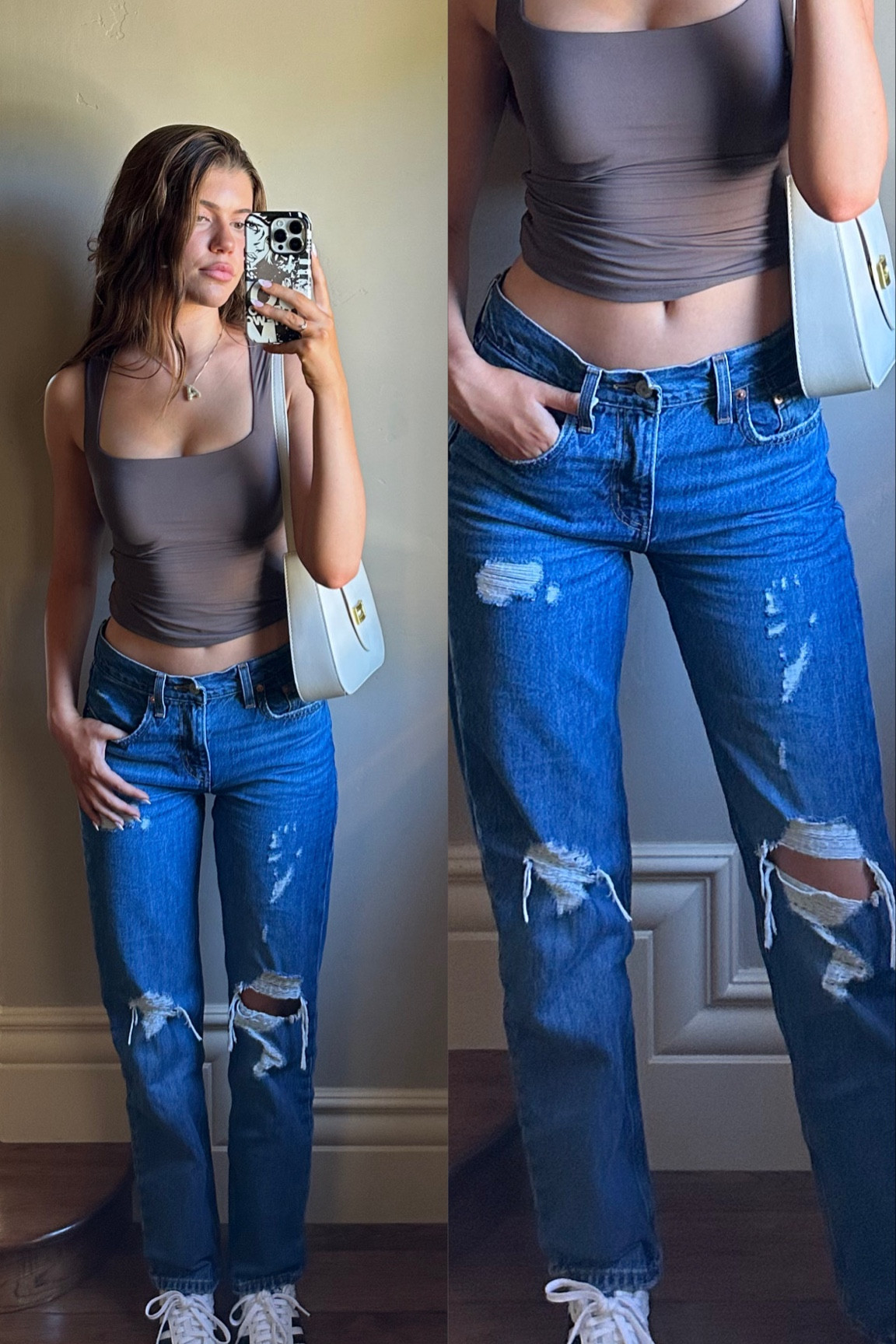 Casual outfit inspo🌸 Whole outfit can be purchased on Amazon!! Necklace is from LoveYouMore <3 but there are many amazon options that are identical! 

#LTKFindsUnder50 #LTKSaleAlert #LTKxNSale