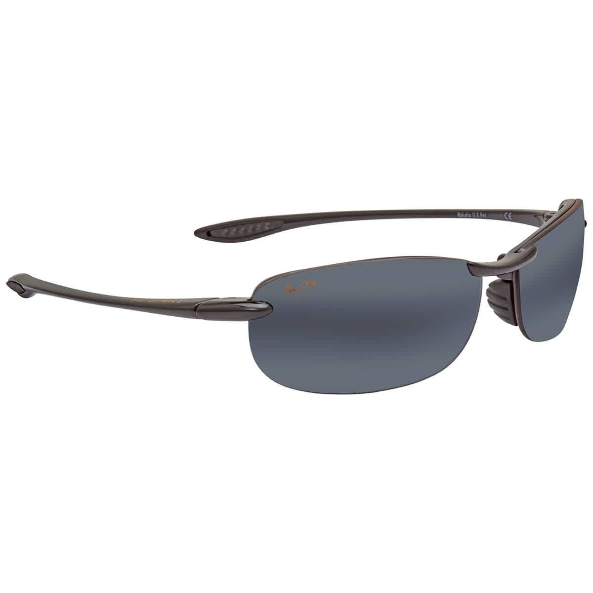 Maui Jim Makaha Reader Polarized Grey Rectangular Sunglasses G805N-0220 64 | Jomashop.com & JomaDeals.com