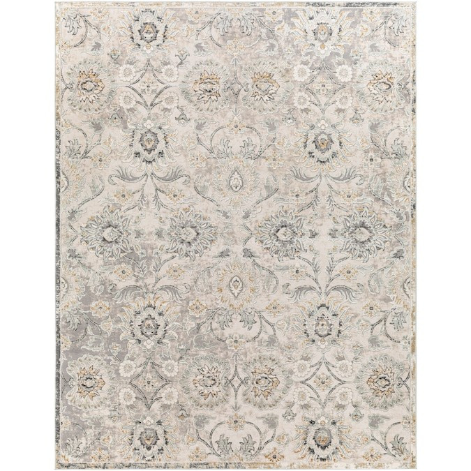 allen + roth Delft 9 x 12 Taupe Indoor Abstract Area Rug Lowes.com | Lowe's