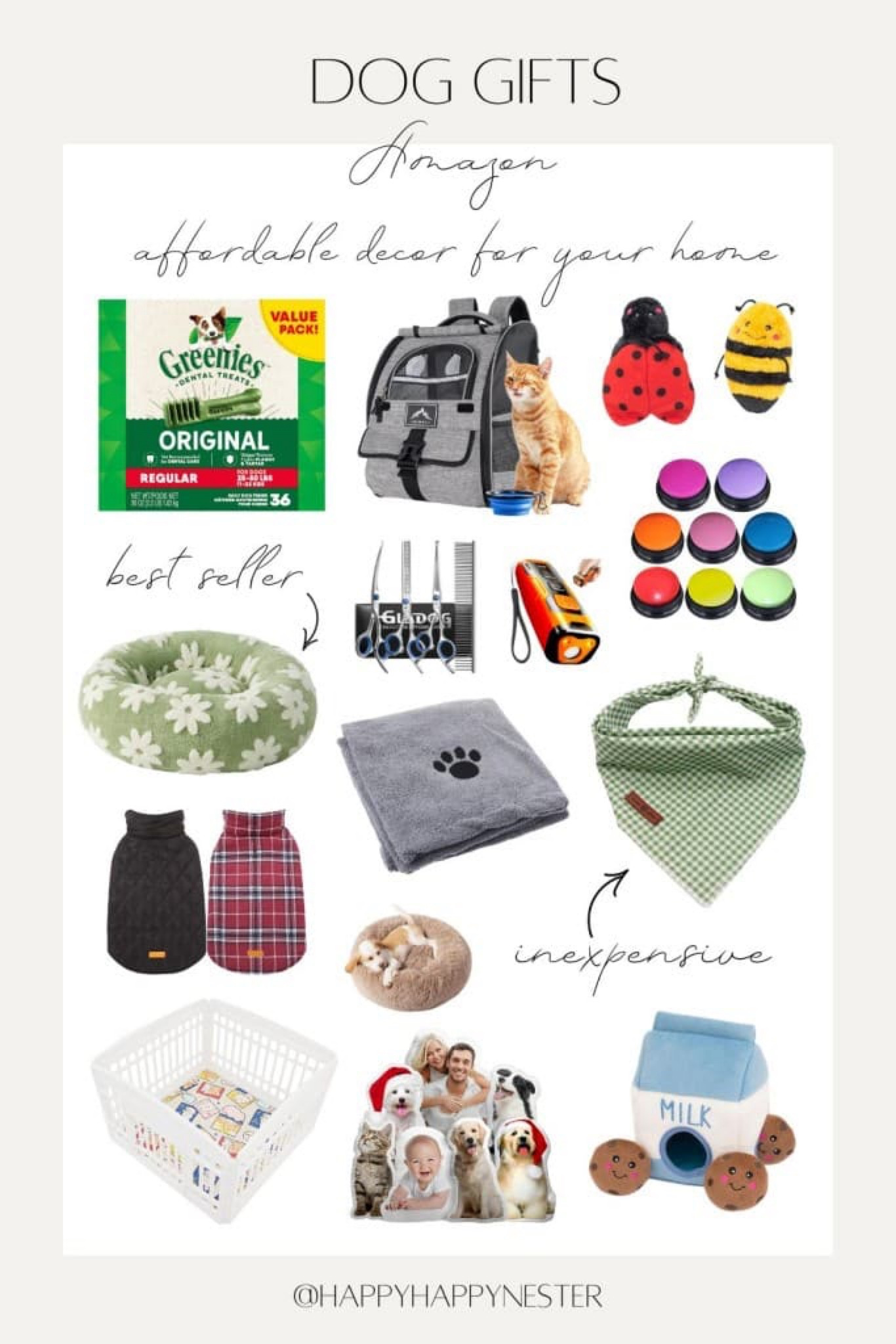 https://happyhappynester.com/dog-gifts-amazon/