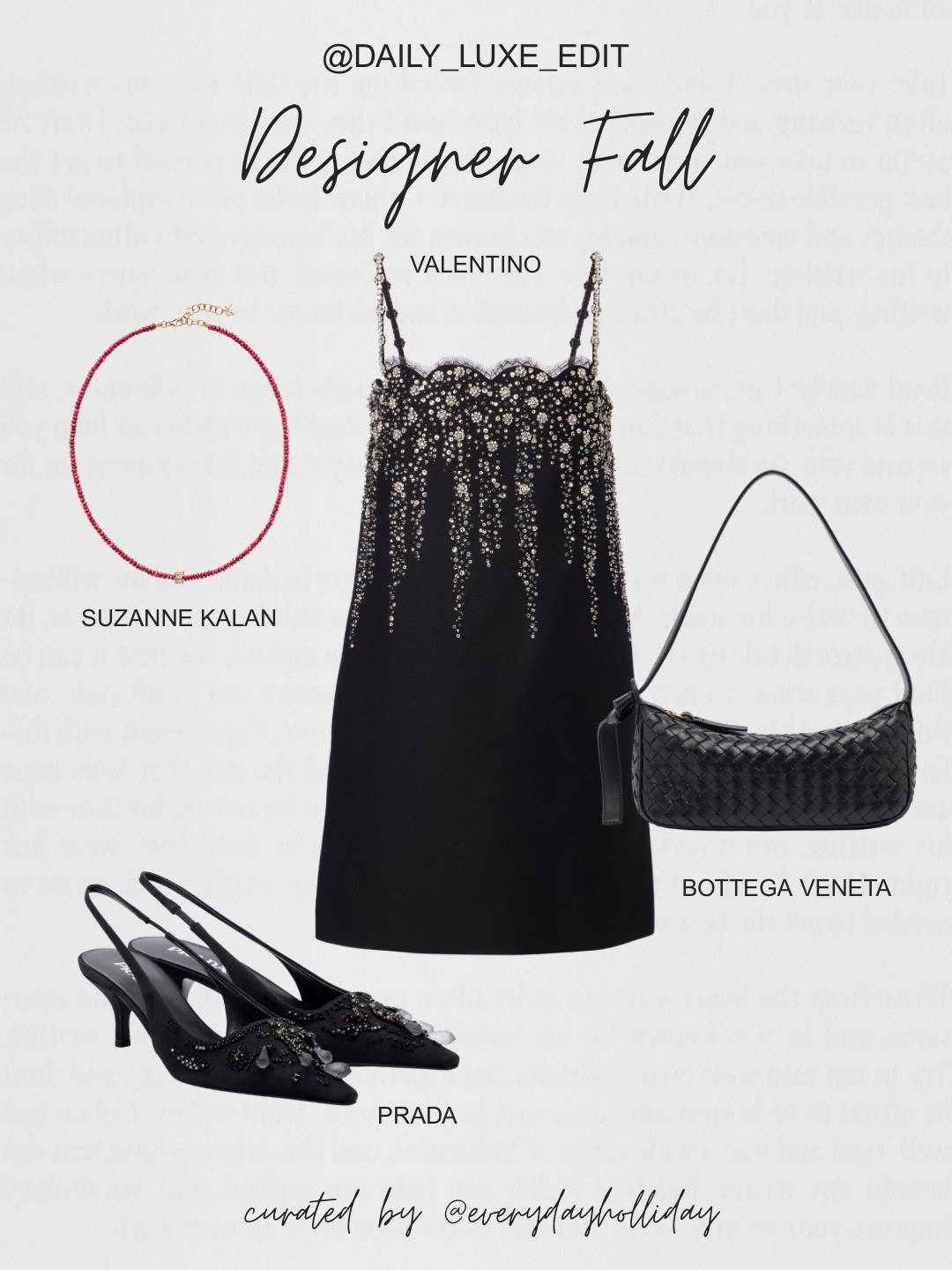 This Valentino dress with the crystal drip detail is such a showstopper for the holidays. Would you dress it up like this or keep the accessories simple?

#LTKootd #LTKBeauty #LTKCon