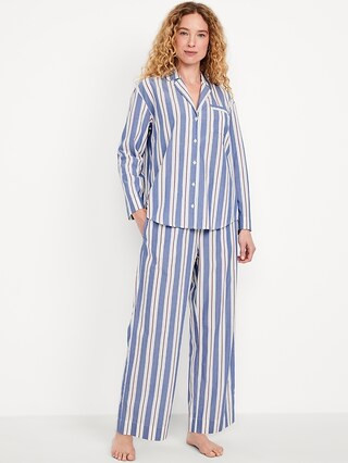 Poplin Pajama Pant Set | Old Navy (US)