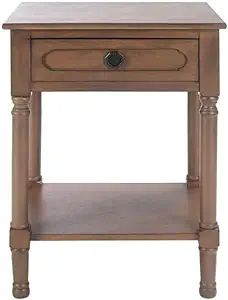 Safavieh Home Collection Allura Brown 1-Drawer Bottom Shelf Accent Table ACC5718C, 0 | Amazon (US)