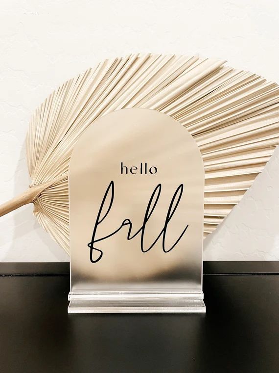 Hello Fall Sign  Fall Sign  Fall Decor  Fall Sign  | Etsy | Etsy (US)