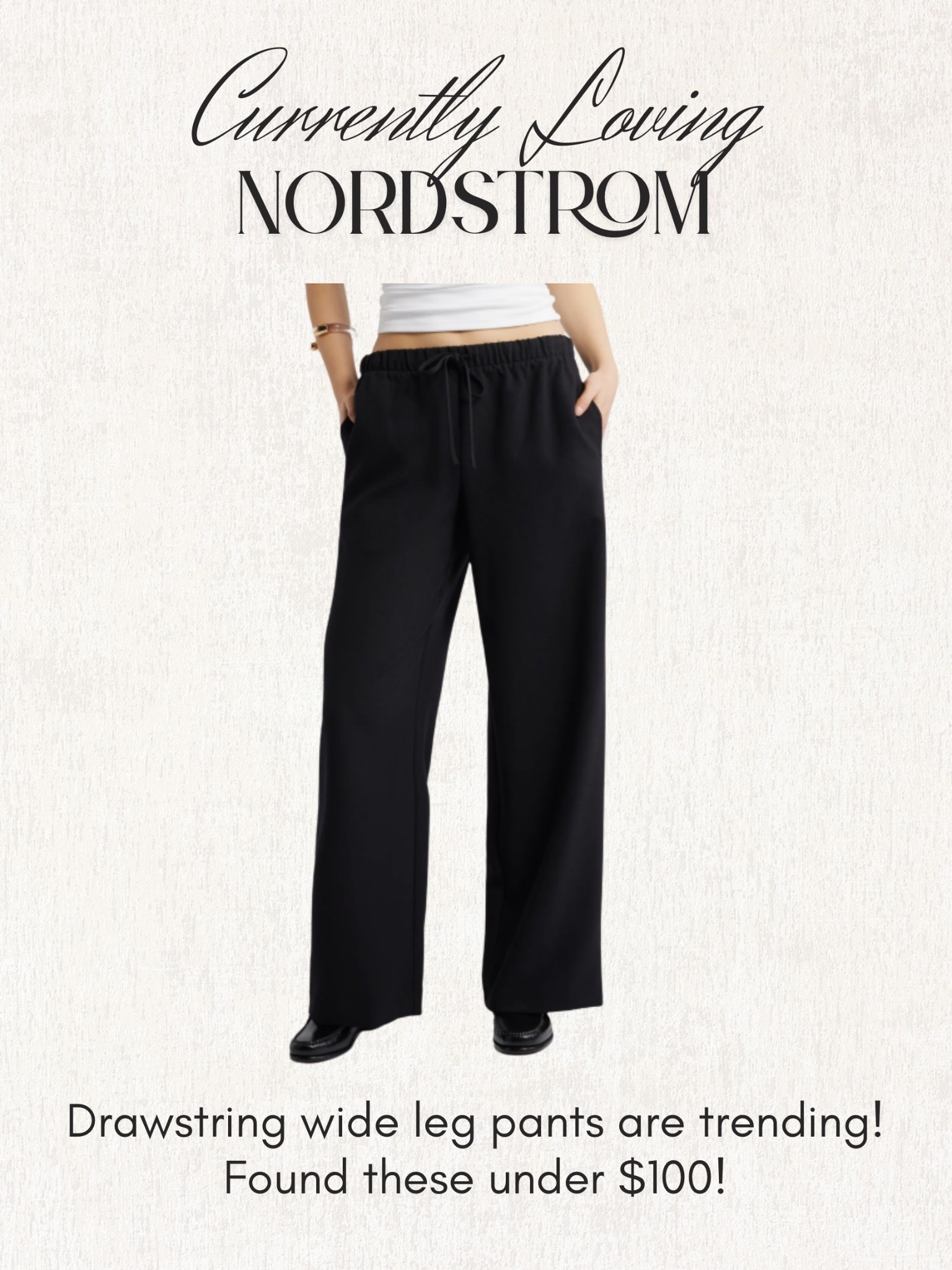 Trending drawstring pants 🙌🏽 found these under $100

#LTKootd #LTKOver40 #LTKFindsUnder100